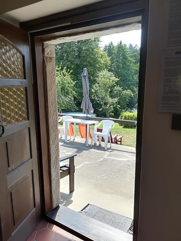 Balkón nebo terasa v ubytování Chalupa Buko