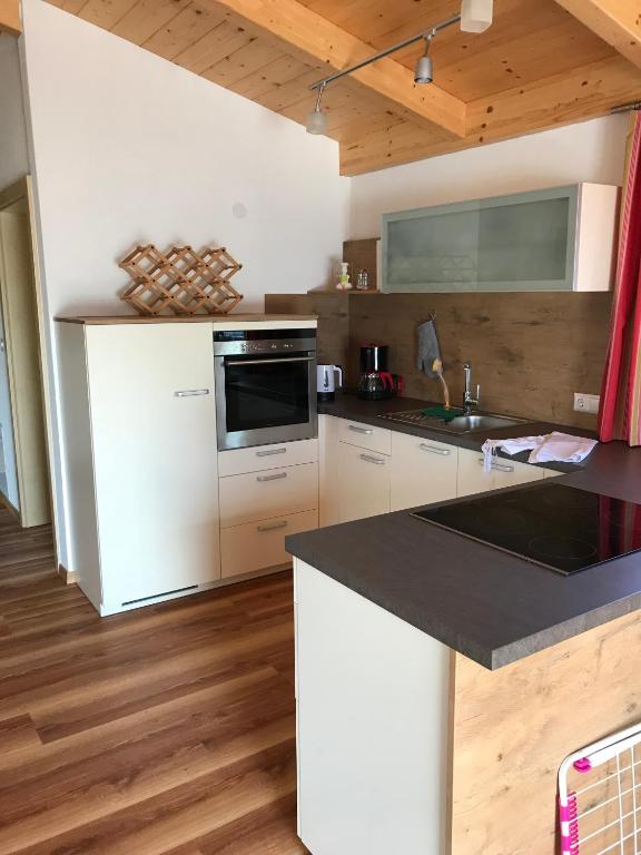 Kuchyň nebo kuchyňský kout v ubytování Apartment Wohlesser