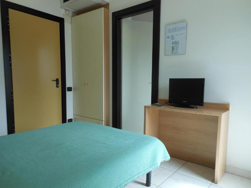 TV a/nebo společenská místnost v ubytování Motel Monterosa