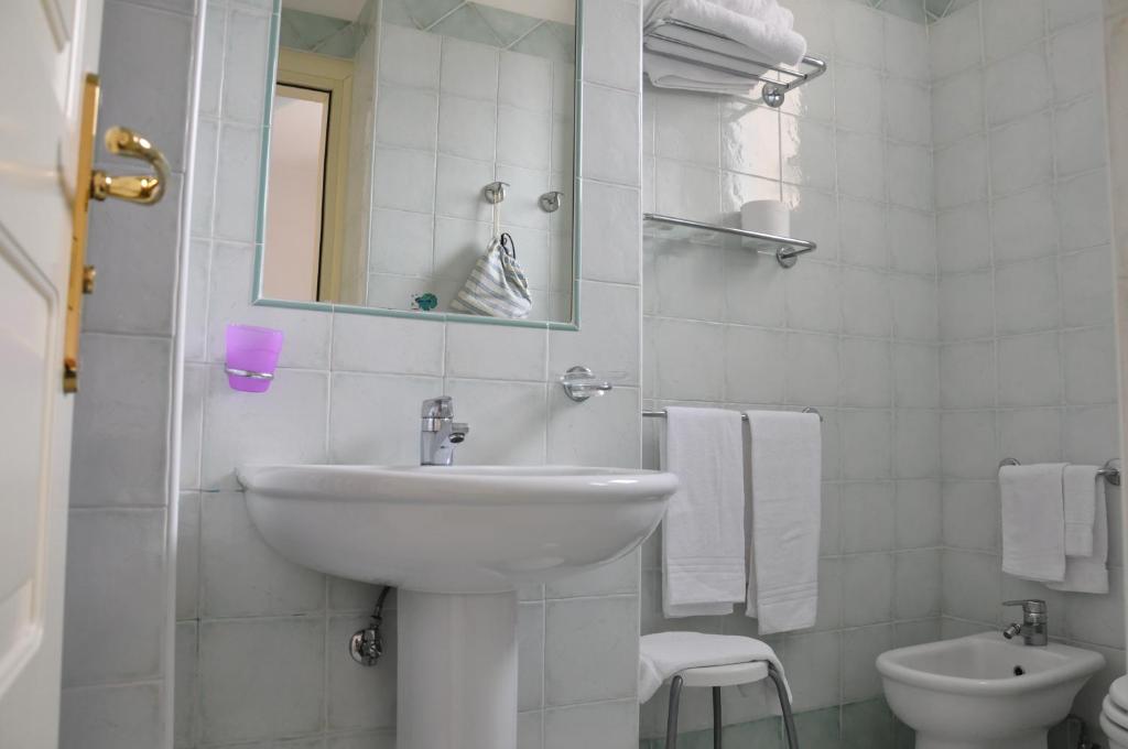 Koupelna v ubytování Hotel La Marticana