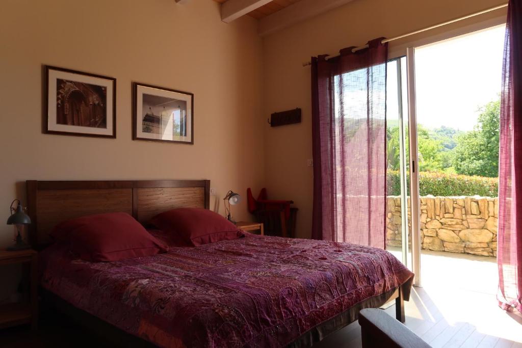 Postel nebo postele na pokoji v ubytování Apitoki - Chambres d'hôtes au Pays Basque