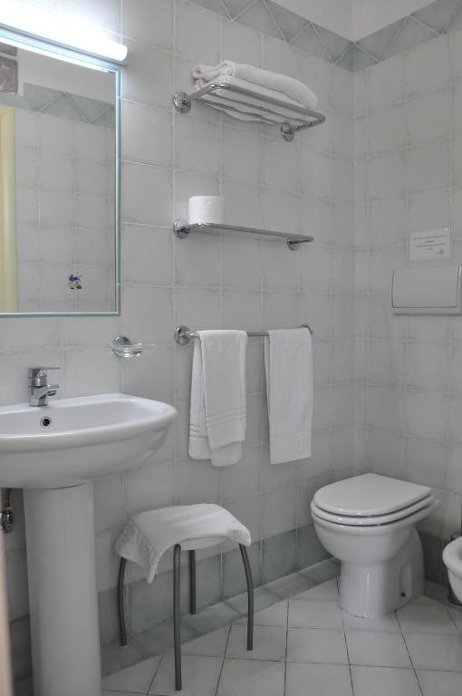 Koupelna v ubytování Hotel La Marticana