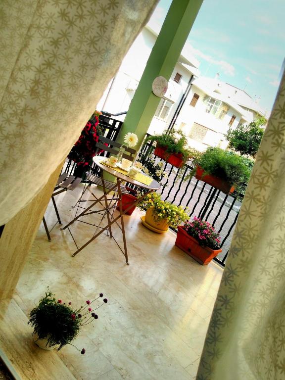 Balkón nebo terasa v ubytování B&B L'angolo fiorito