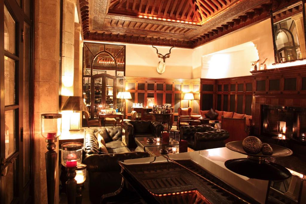 Posezení v ubytování Heure Bleue Palais - Relais & Châteaux