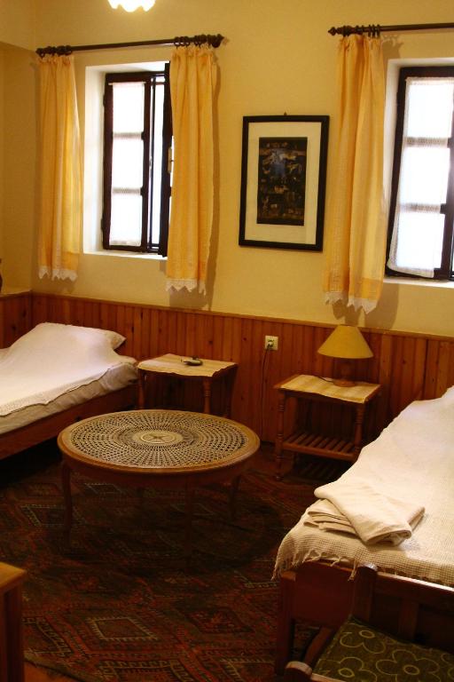 Postel nebo postele na pokoji v ubytování Kalkan Turk Evi