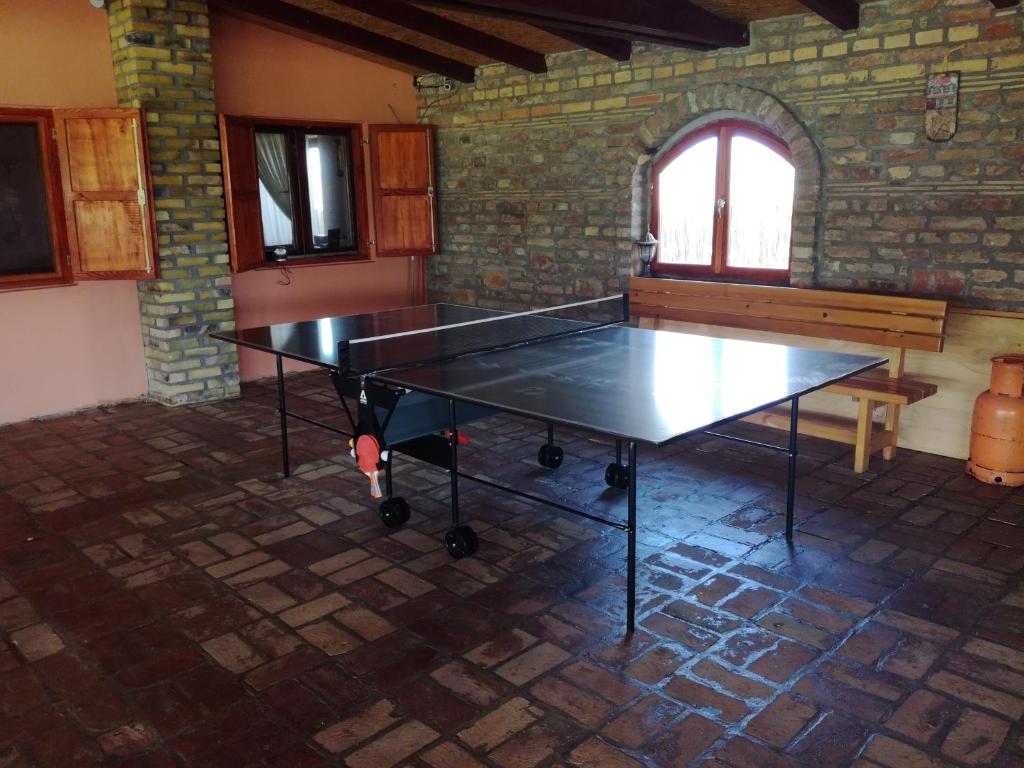 Stolní tenis v ubytování Salaš Farma 47-Miris Dunja nebo okolí
