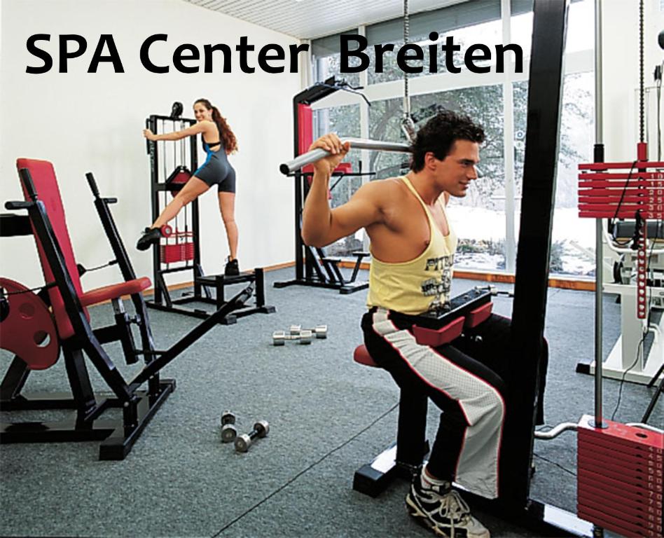 Fitness centrum a/nebo fitness zařízení v ubytování Serviced Apartments Wallis