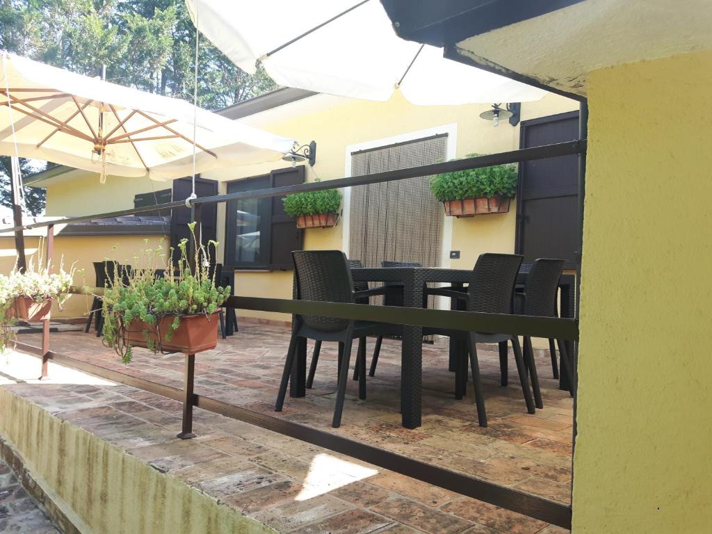 Patio nebo venkovní prostory v ubytování Agriturismo La Selva