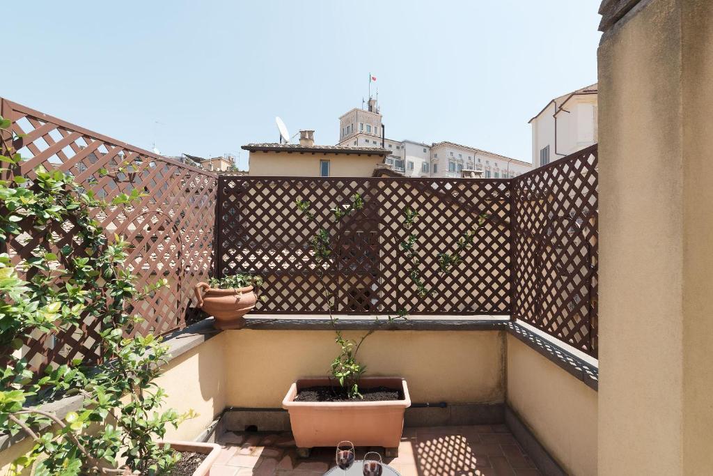 A balcony or terrace at Trevi's Roof Terraces