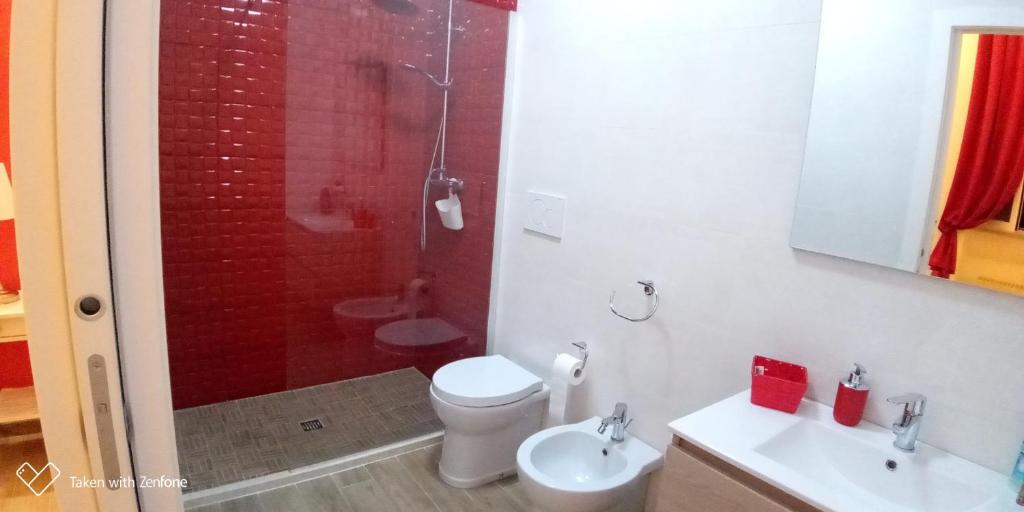 Koupelna v ubytování B&B Excelsior