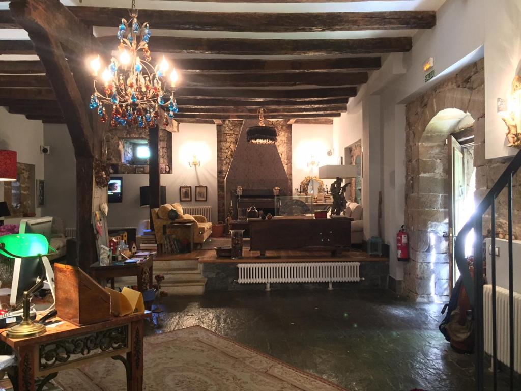 Posezení v ubytování Posada Real Torre Berrueza