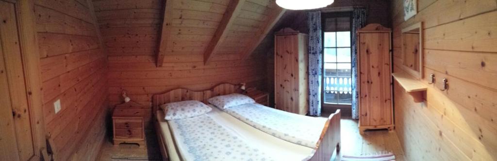 Postel nebo postele na pokoji v ubytování Ferienhaus Gobald