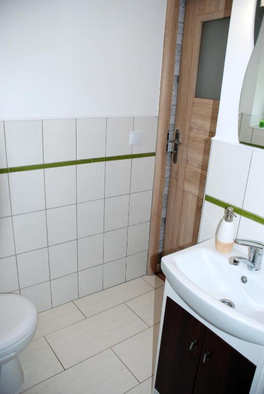 Kúpeľňa v ubytovaní Apartament Kraszewskiego