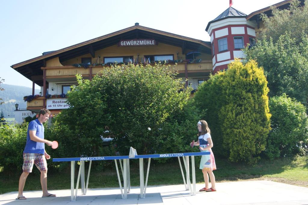 Ferienhotel Gewürzmühle ping-pongozási lehetőségei