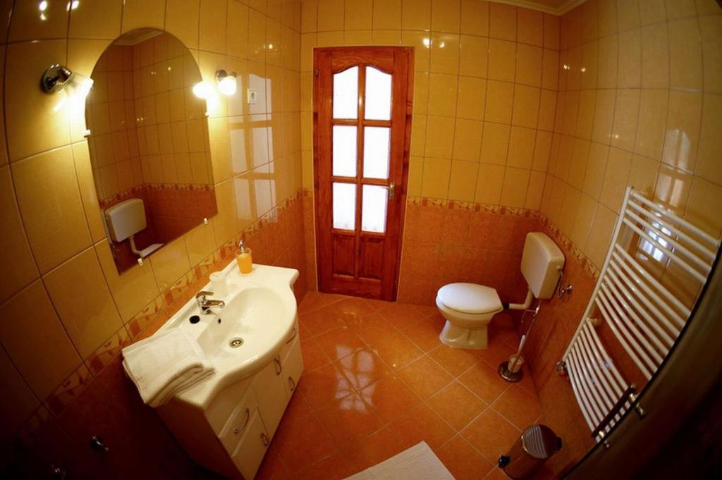 Kúpeľňa v ubytovaní Borka Apartman