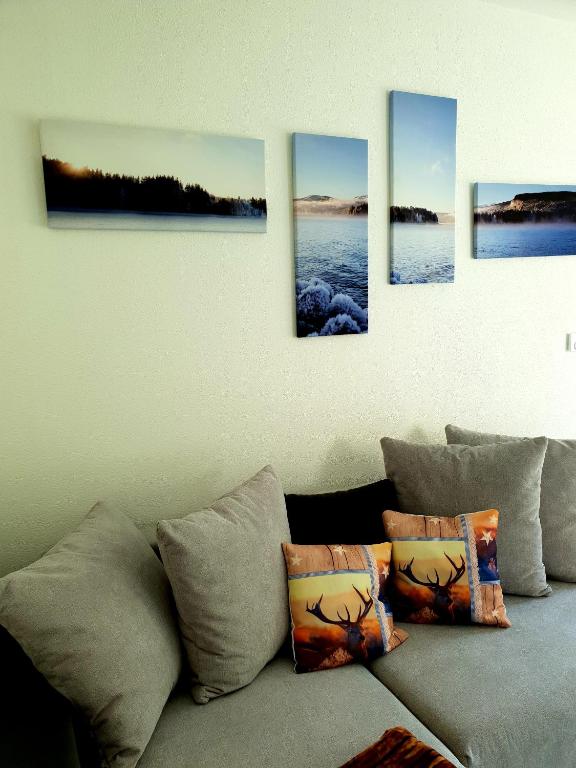 Posezení v ubytování Ferienwohnung Colleen