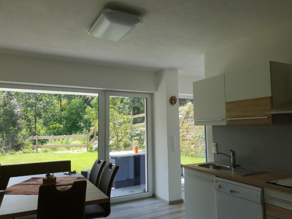 Kuchyň nebo kuchyňský kout v ubytování Ferienwohnung Colleen