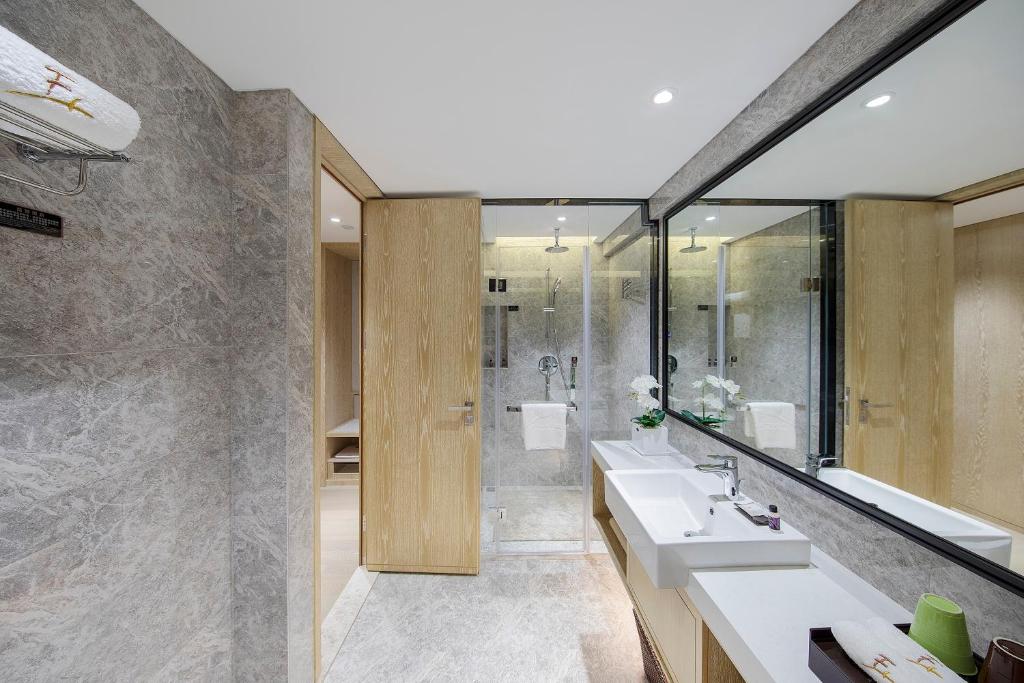 Koupelna v ubytování Shenzhen FY Hotel
