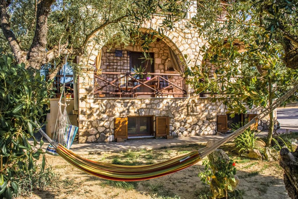 Zahrada ubytování ORFEAS Villa