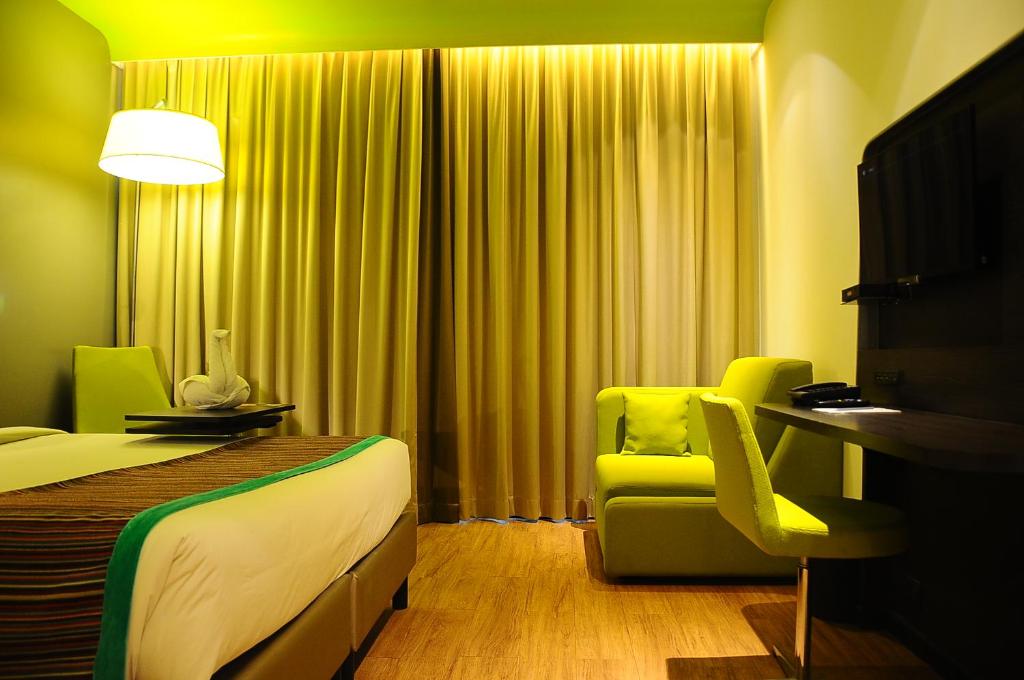 Posezení v ubytování Park Inn By Radisson Gurgaon Bilaspur