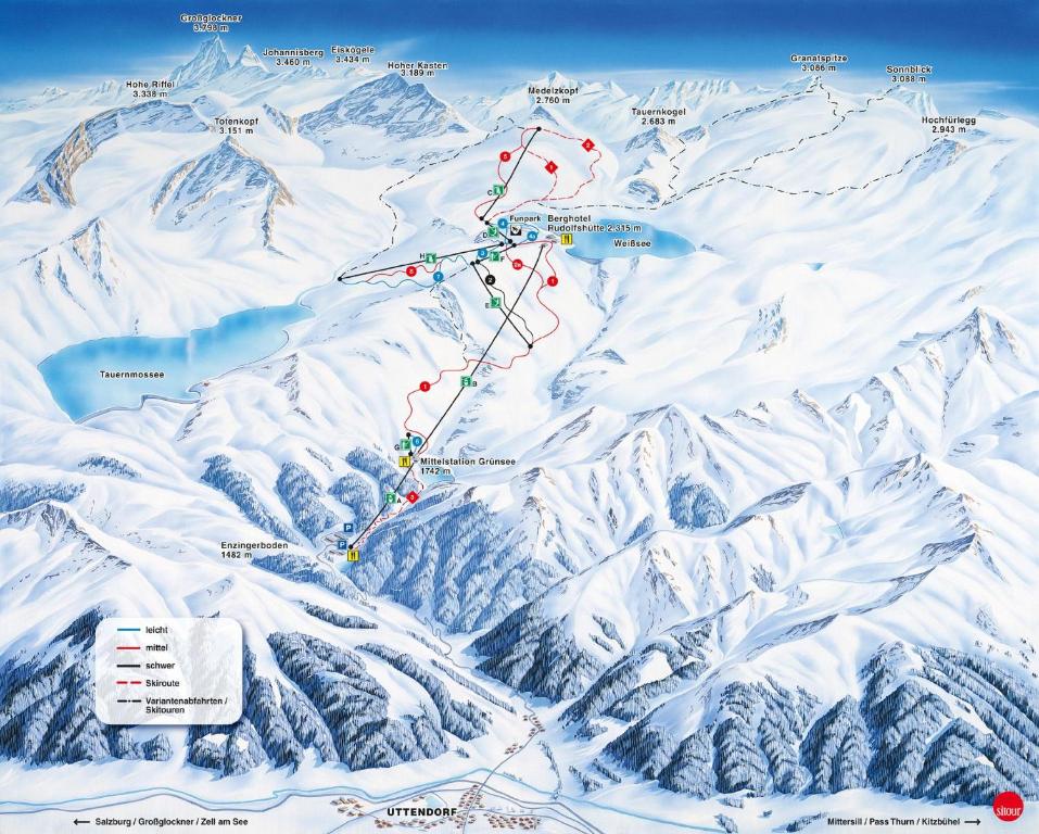Alpengasthof Paletti v zimě