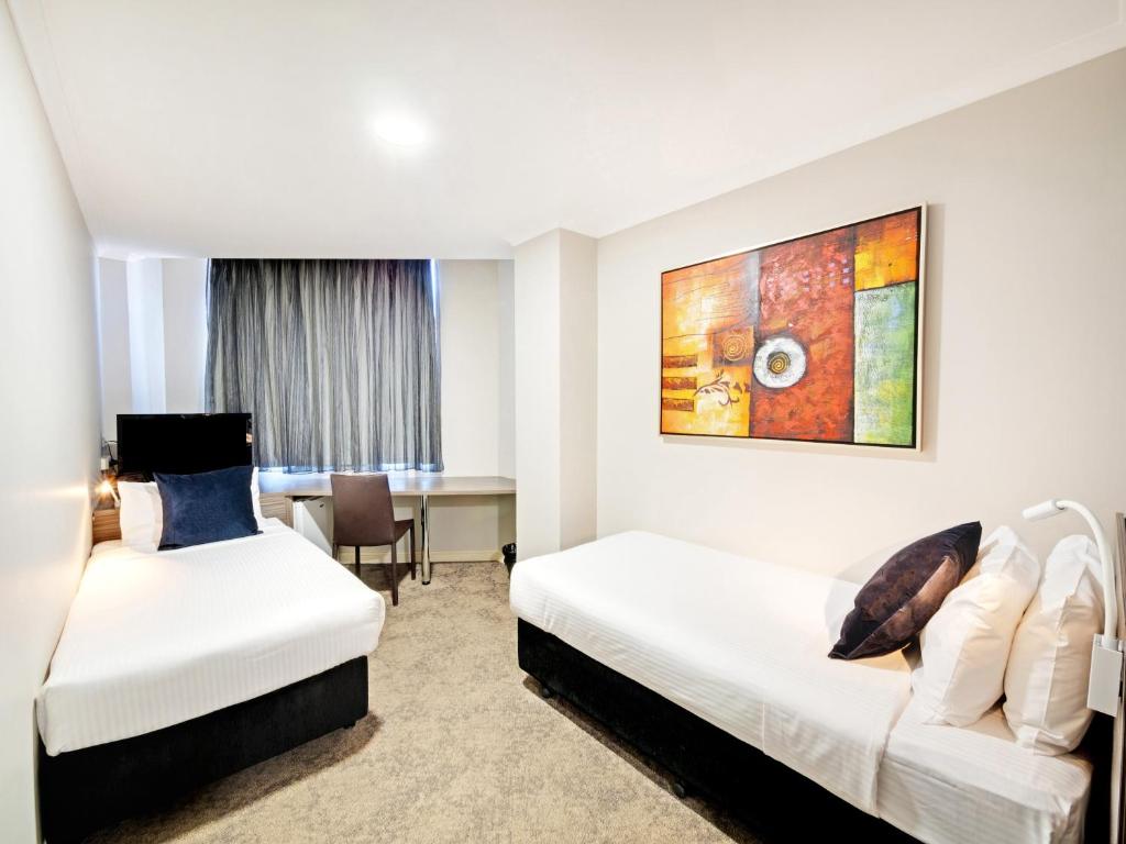 Postel nebo postele na pokoji v ubytování 28 Hotel