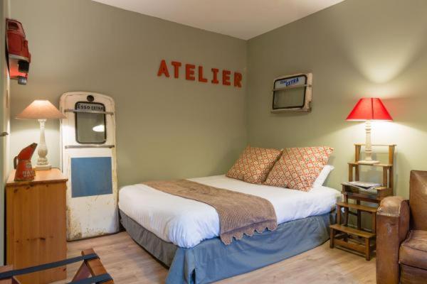 Postel nebo postele na pokoji v ubytování Hotel Arvor - O'Lodges by Arvor