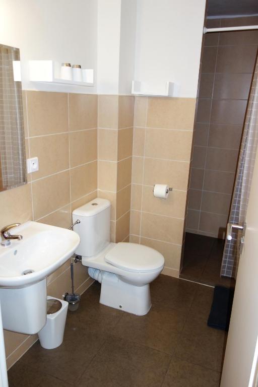 Koupelna v ubytování B&B À la montagne