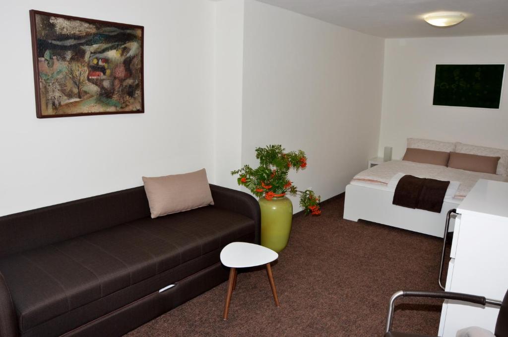Posezení v ubytování B&B À la montagne