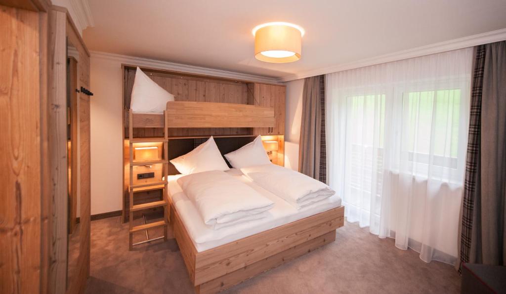 Cama o camas de una habitación en Hotel Birkenhof