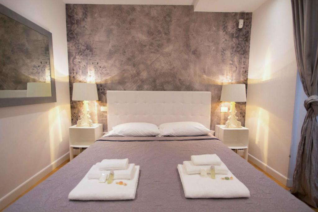 Letto o letti in una camera di Apartment Via del Corso