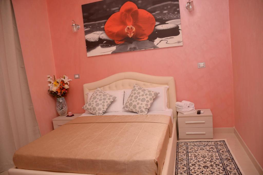 Postel nebo postele na pokoji v ubytování Rome Innitaly Affittacamere o GuestHouse