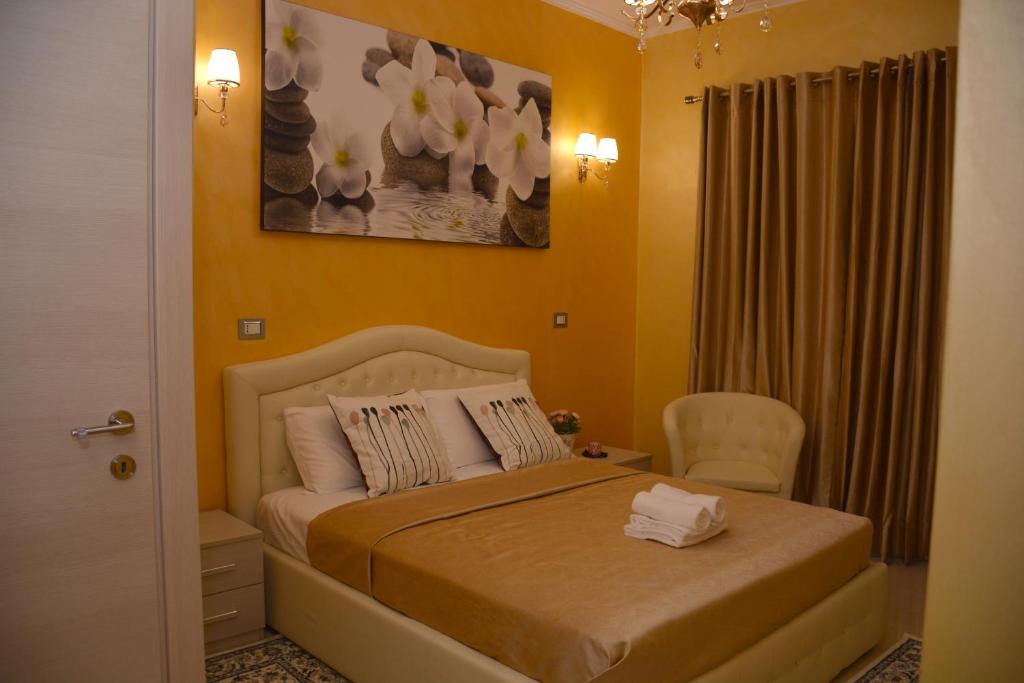 Postel nebo postele na pokoji v ubytování Rome Innitaly Affittacamere o GuestHouse