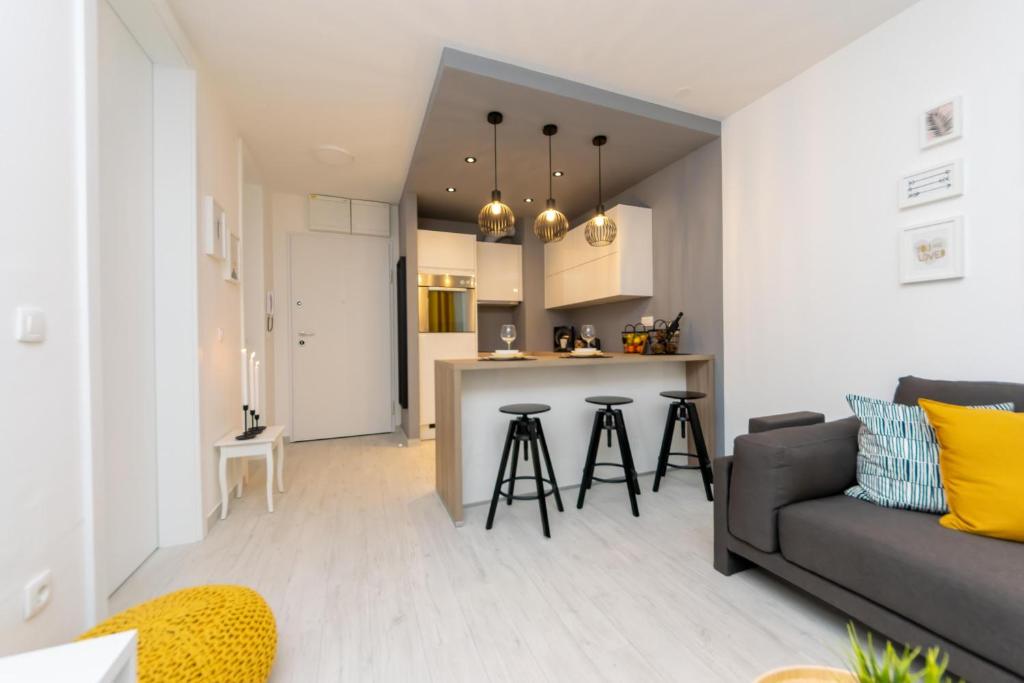 Kuchyňa alebo kuchynka v ubytovaní City apartment Marlo