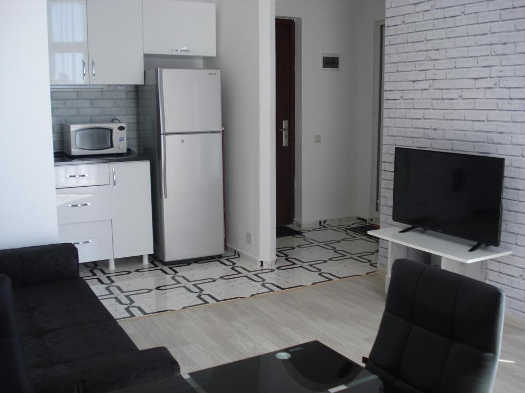 Η κουζίνα ή μικρή κουζίνα στο Batumi Boutique Apartment
