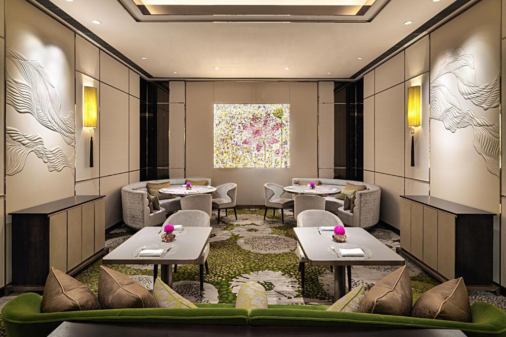Posezení v ubytování Mandarin Oriental, Macau
