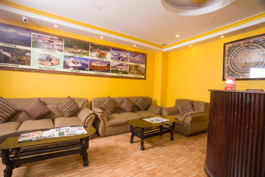Posezení v ubytování Hotel Premium