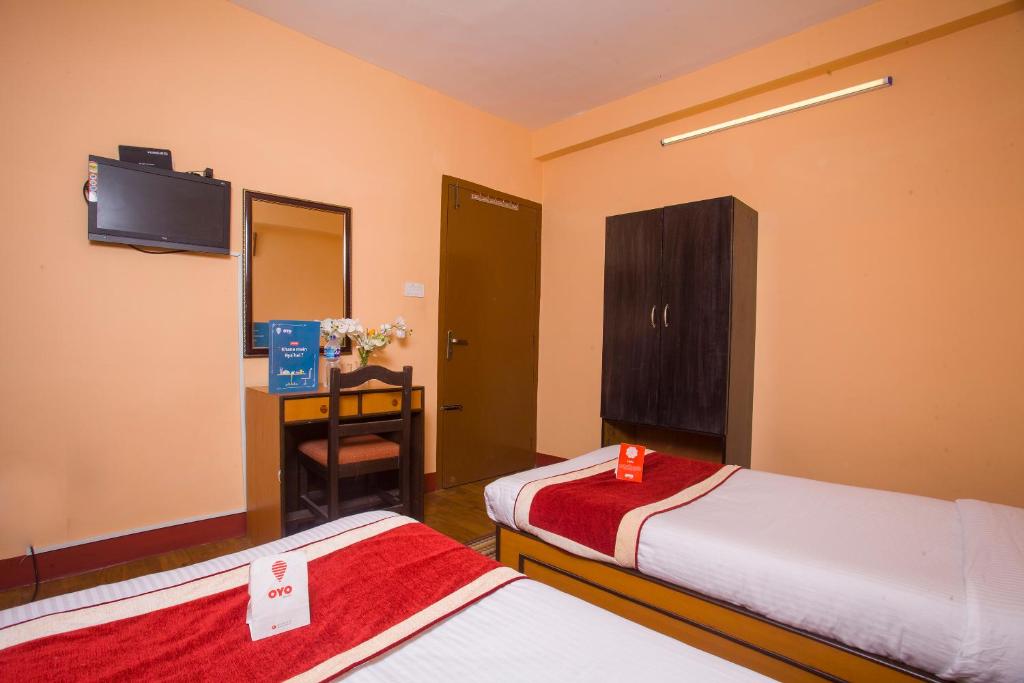 Postel nebo postele na pokoji v ubytování Hotel Premium