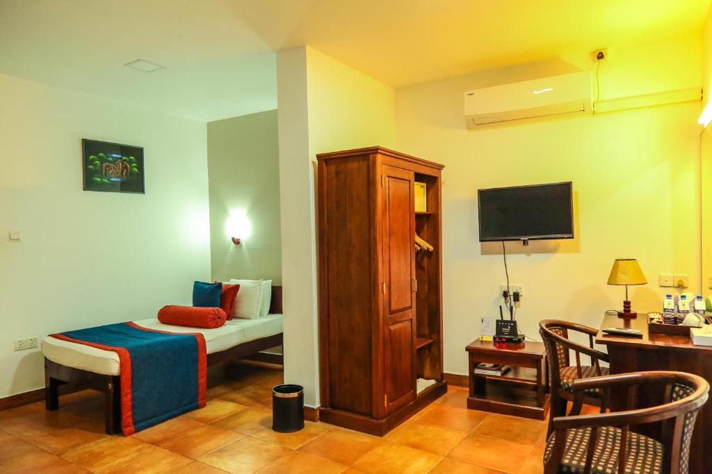 TV a/nebo společenská místnost v ubytování Oak Ray Ella Gap Hotel