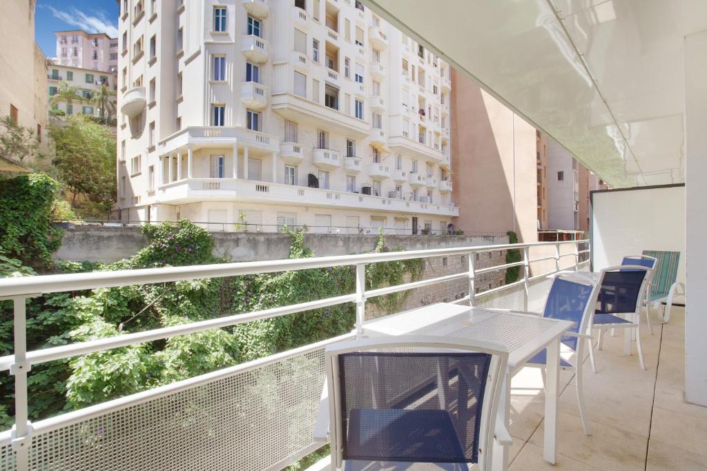 Balkón nebo terasa v ubytování Appart'hôtel Odalys City - Monaco Les Hauts de la Principauté