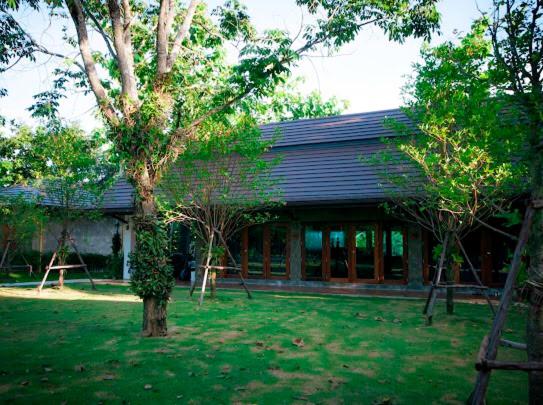 Zahrada ubytování Chiang Klong Riverside Resort