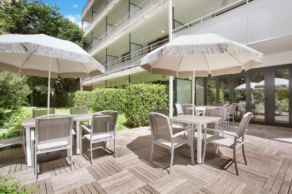 Balkón nebo terasa v ubytování Appart'hôtel Odalys City - Monaco Les Hauts de la Principauté