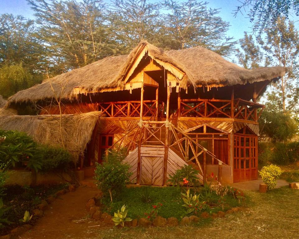 Zahrada ubytování Amboseli Eco Camp