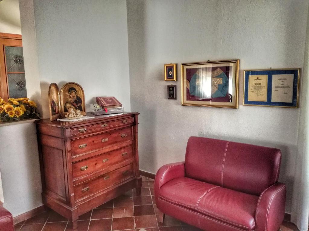 A seating area at Bed and Breakfast Pieffe