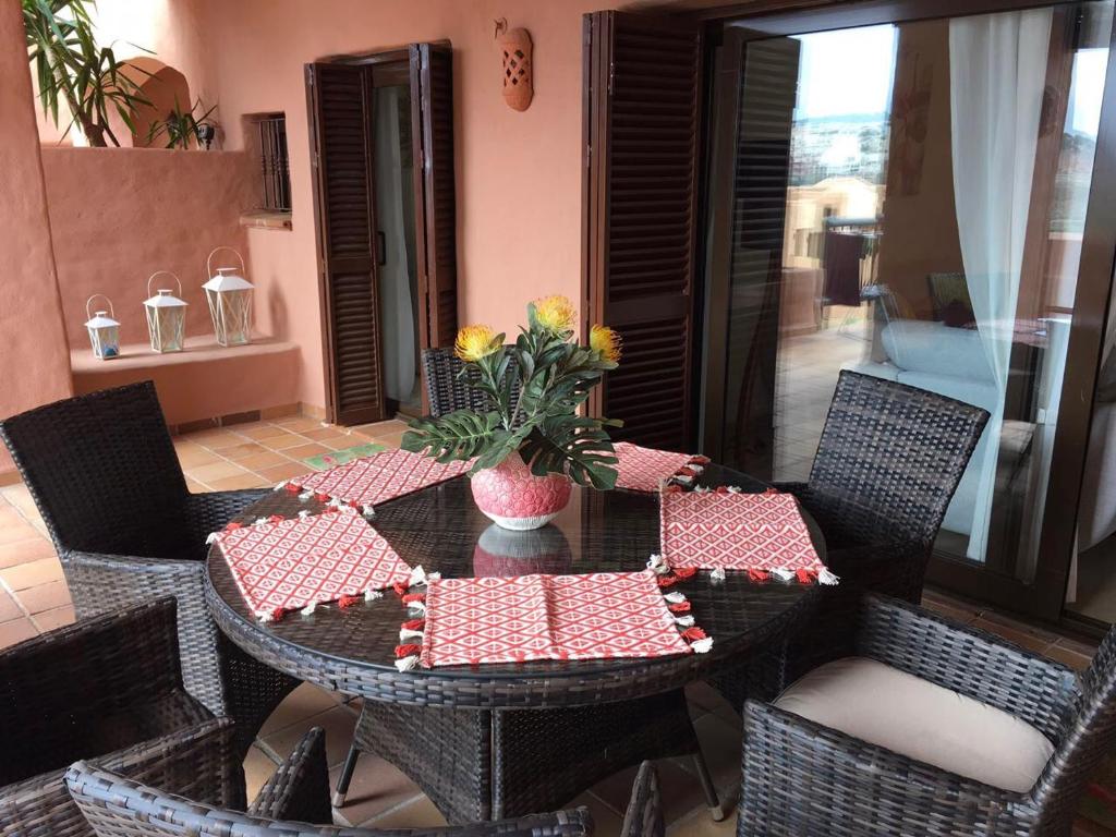 Posezení v ubytování Flamingo Apartment Coto Real La Duquesa