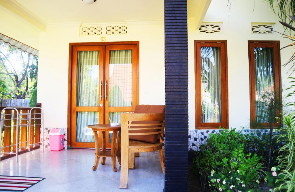 Balkón nebo terasa v ubytování Two Brothers Bungalows