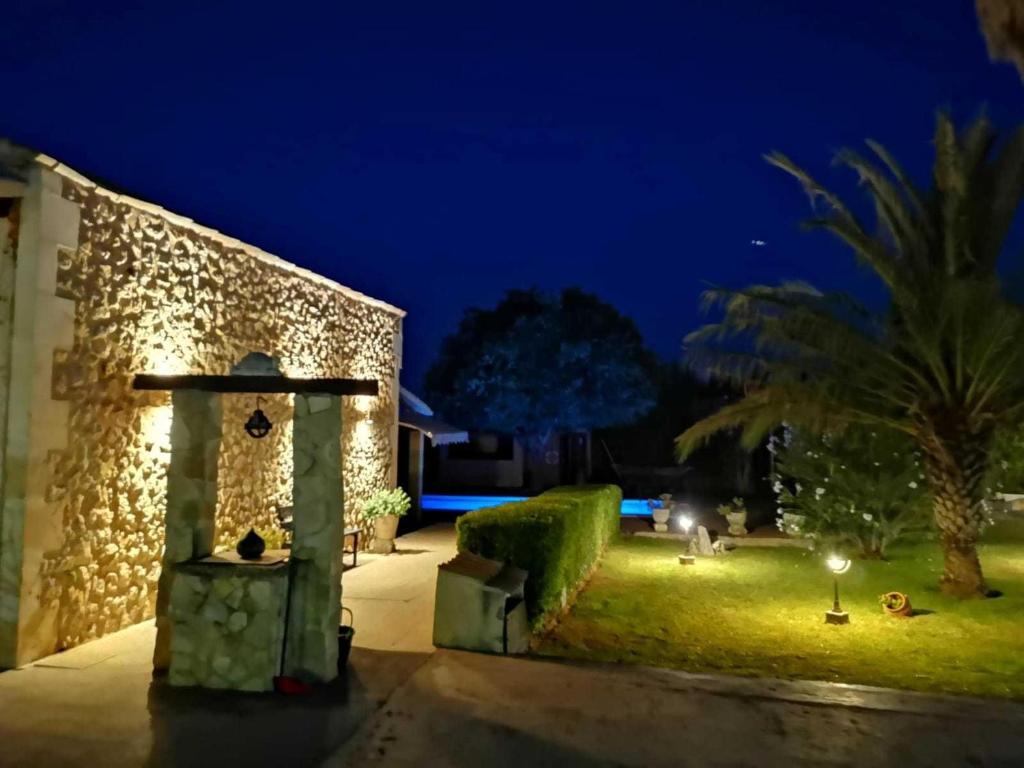 Zahrada ubytování Finca Miralles