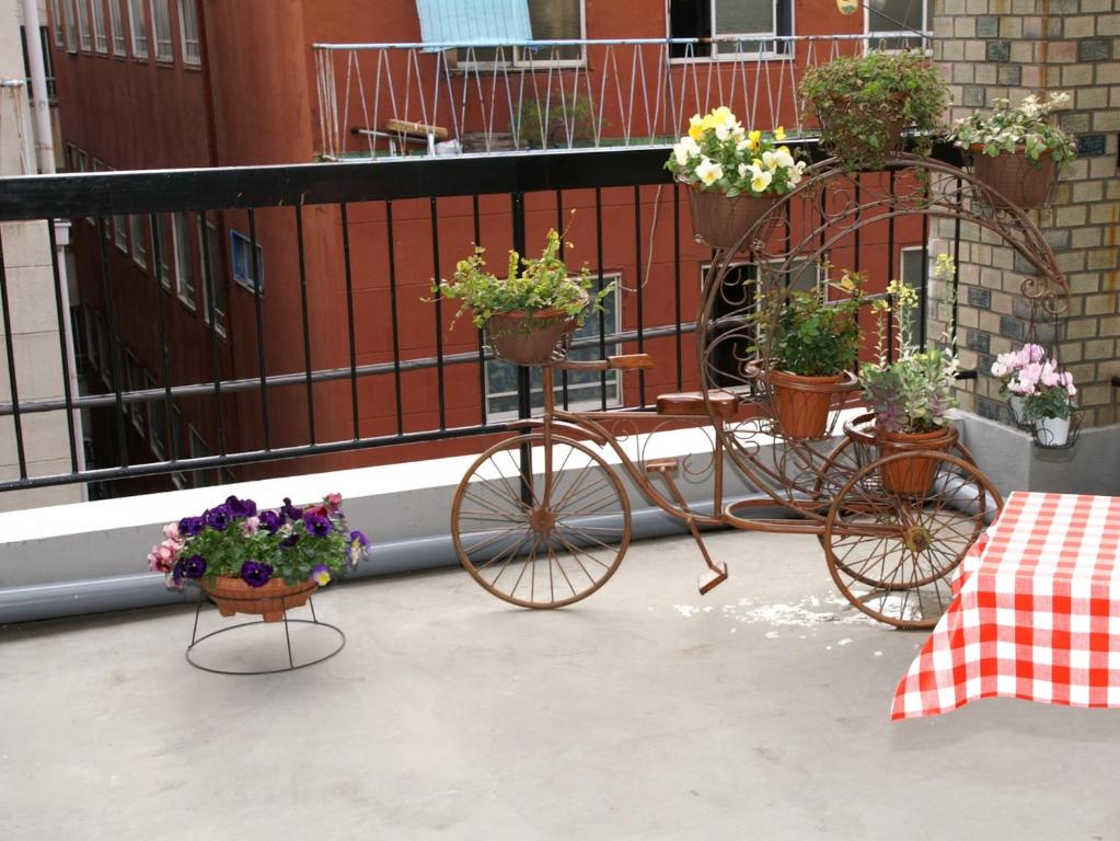 Balkón nebo terasa v ubytování Hostel Zen