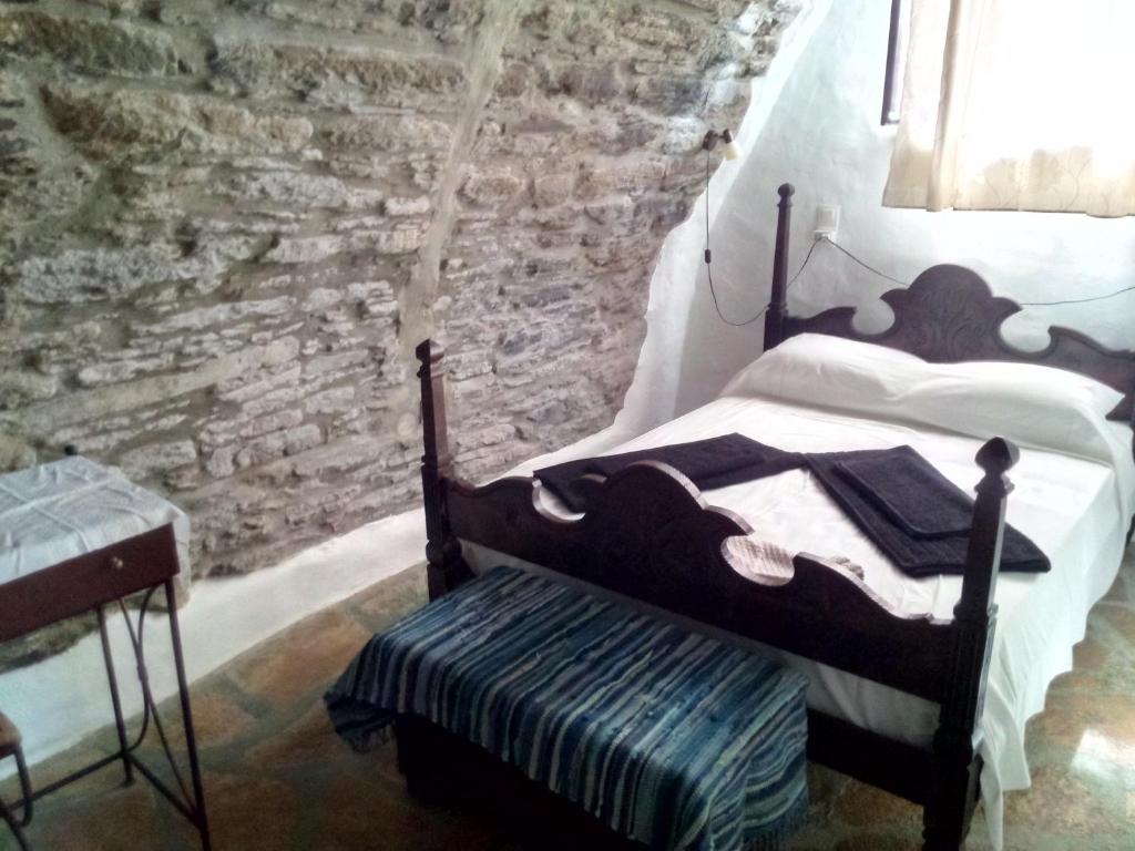 Postel nebo postele na pokoji v ubytování Monte Kechros