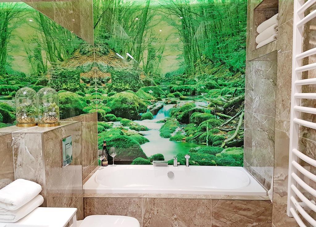 Kúpeľňa v ubytovaní Apartamenty Bawaria